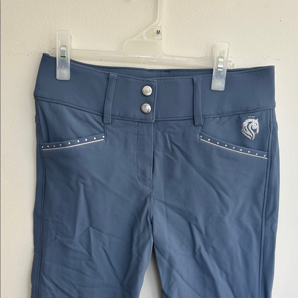 Equinavia Women's Blue Riding breeches - Picture 2 of 7